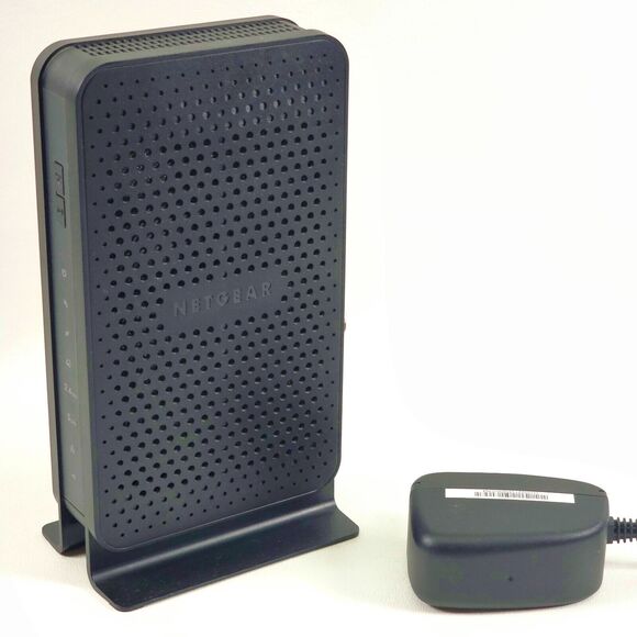 Netgear N600 C3700 DOCSIS 3.0 WiFi Cable Modem Router FULLY TESTED & FUNCTIONAL - Picture 5 of 7